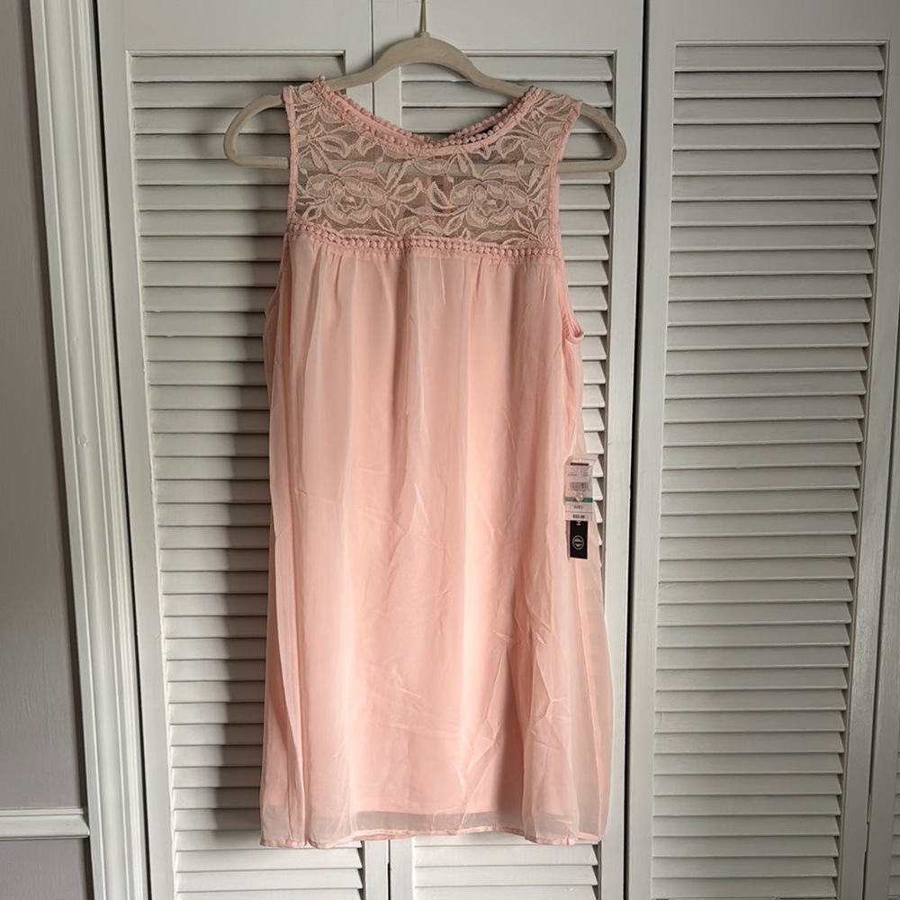As U Wish Pink Sleeveless Dress